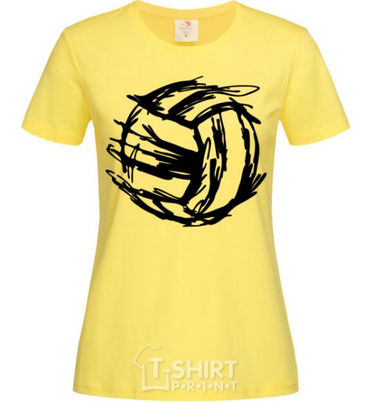 Women's T-shirt Ball strokes cornsilk фото