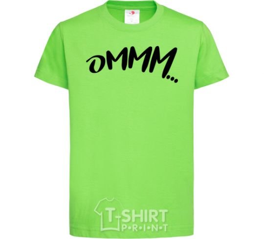 Kids T-shirt Ommm orchid-green фото