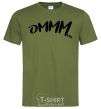 Мужская футболка Ommm Оливковый фото