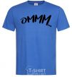 Мужская футболка Ommm Ярко-синий фото