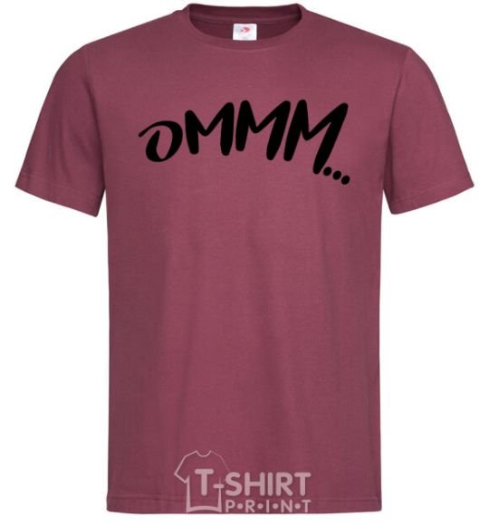 Men's T-Shirt Ommm burgundy фото