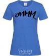 Женская футболка Ommm Ярко-синий фото