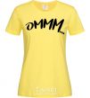Женская футболка Ommm Лимонный фото