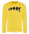 Sweatshirt Ommm yellow фото