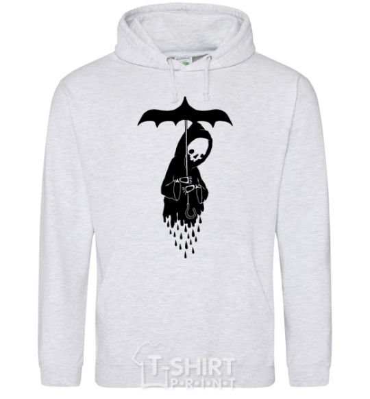 Men`s hoodie Raining death sport-grey фото