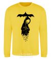 Sweatshirt Raining death yellow фото