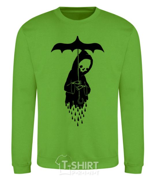Sweatshirt Raining death orchid-green фото