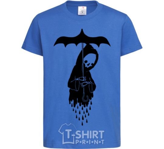 Kids T-shirt Raining death royal-blue фото