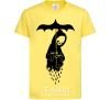 Kids T-shirt Raining death cornsilk фото