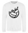 Sweatshirt Volleyball text White фото