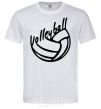 Men's T-Shirt Volleyball text White фото