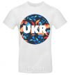 Men's T-Shirt UKR круг White фото