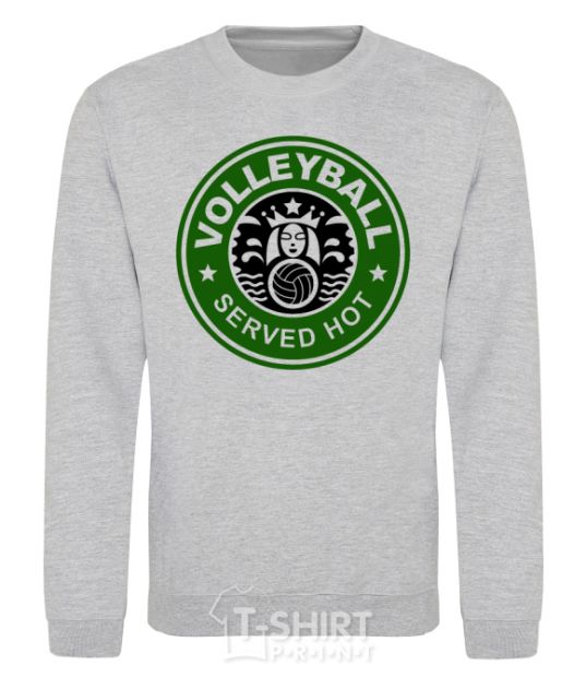 Sweatshirt Volleyball served hot sport-grey фото