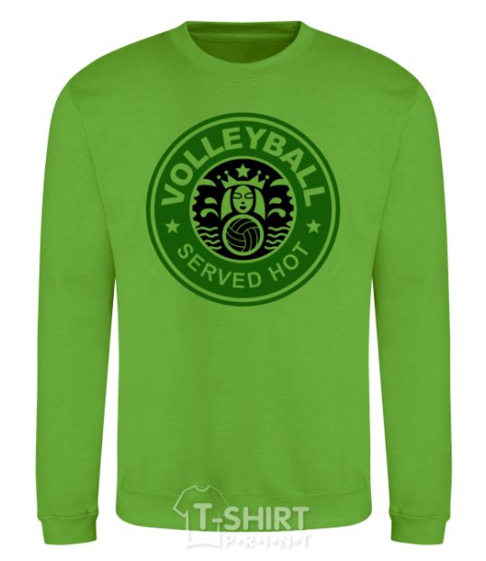 Sweatshirt Volleyball served hot orchid-green фото