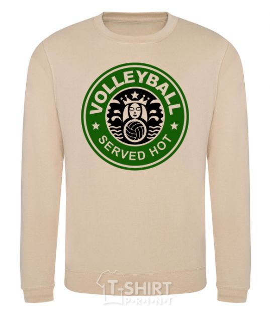 Sweatshirt Volleyball served hot sand фото