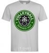 Men's T-Shirt Volleyball served hot grey фото