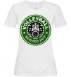 Women's T-shirt Volleyball served hot White фото