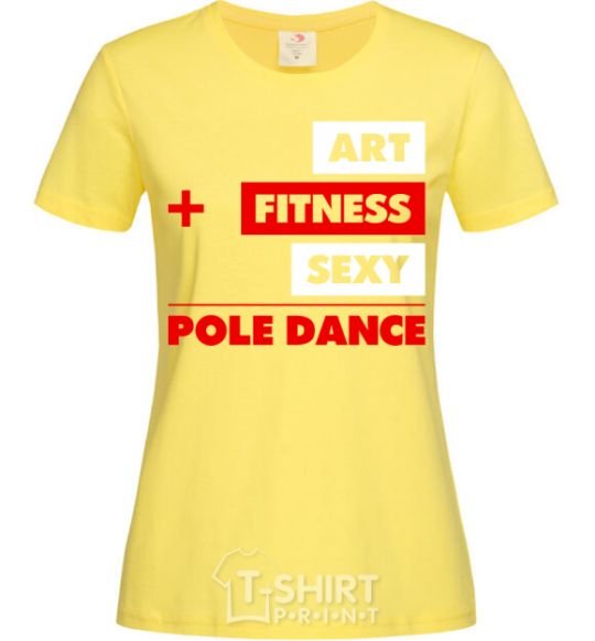 Женская футболка Art fitness sexy Лимонный фото