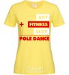 Women's T-shirt Art fitness sexy cornsilk фото