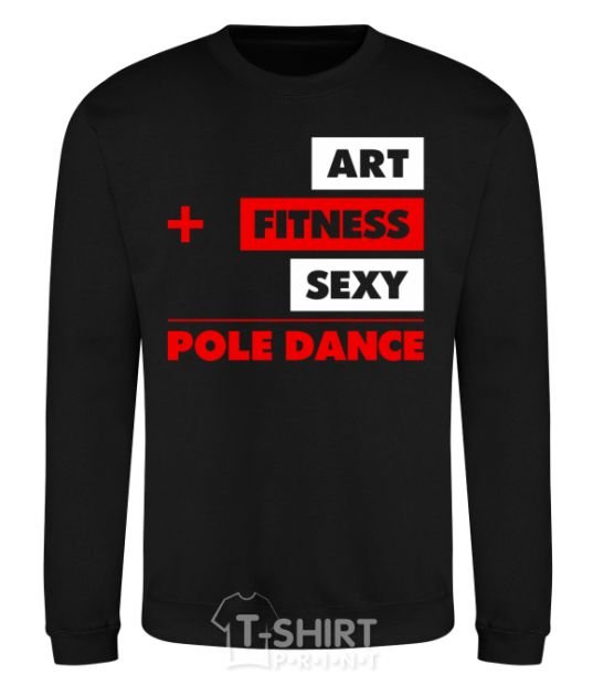 Sweatshirt Art fitness sexy black фото