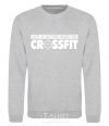 Sweatshirt Life is better when you crossfit sport-grey фото