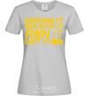 Women's T-shirt Dream it believe it grey фото