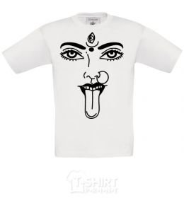 Kids T-shirt Yoga fun White фото