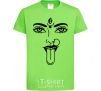 Kids T-shirt Yoga fun orchid-green фото