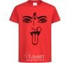 Kids T-shirt Yoga fun red фото