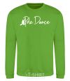 Sweatshirt Pole dance text girl orchid-green фото