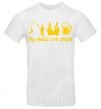 Men's T-Shirt My needs are simple fishing White фото