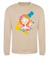 Sweatshirt Ukrainian girl splash sand фото