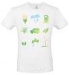 Men's T-Shirt Ecology symbols White фото