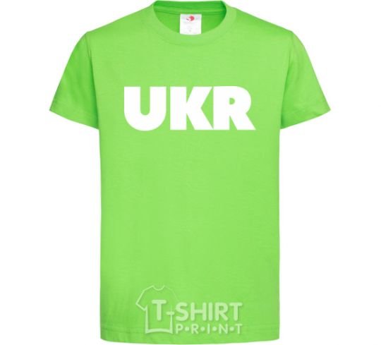 Kids T-shirt UKR orchid-green фото