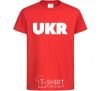 Kids T-shirt UKR red фото