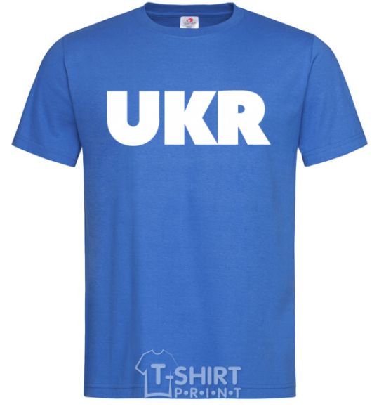 Men's T-Shirt UKR royal-blue фото