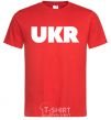 Men's T-Shirt UKR red фото