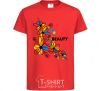 Kids T-shirt Ukrainian beauty red фото