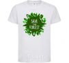 Kids T-shirt Save the forest White фото