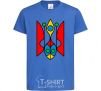 Kids T-shirt Trident modernized royal-blue фото