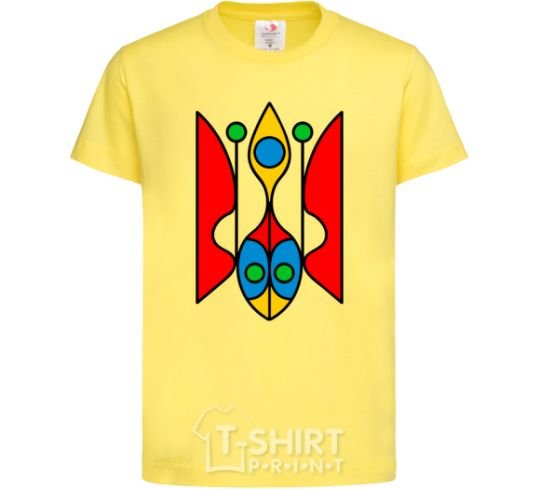 Kids T-shirt Trident modernized cornsilk фото