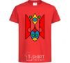 Kids T-shirt Trident modernized red фото