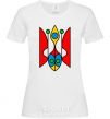 Women's T-shirt Trident modernized White фото