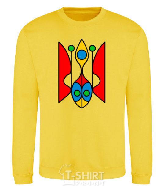 Sweatshirt Trident modernized yellow фото