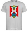 Men's T-Shirt Trident modernized grey фото