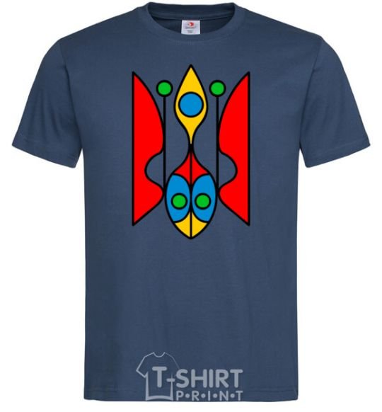 Men's T-Shirt Trident modernized navy-blue фото