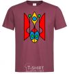 Men's T-Shirt Trident modernized burgundy фото