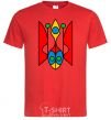 Men's T-Shirt Trident modernized red фото