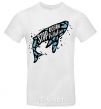 Men's T-Shirt A whale pollution White фото