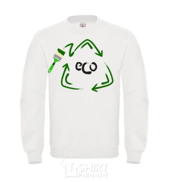 Sweatshirt ECO краска White фото